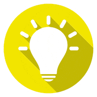 Exhibition Light Bulb Sticker by step one GmbH