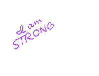 Empowherto strong i am strong Sticker