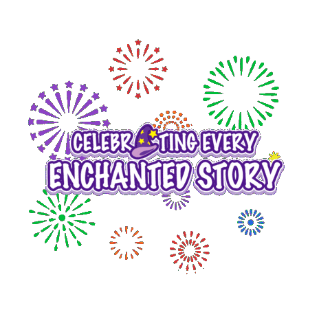 Rainbow Celebrate Sticker by Enchanted Kingdom