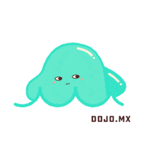 dojostudiomx blink dolphin poker face delfin Sticker