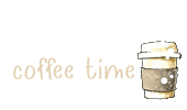 Coffee Time Sticker by Linouspots
