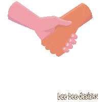 BeeBeeDesigns summer friends friendship camp Sticker