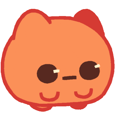 manonmergnat giphyupload cat orange roll Sticker