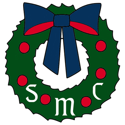 Christmas Wreath Sticker by Saint Mary's College of California
