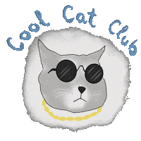 k9ballistics kitty meow house cat cool cat Sticker