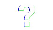 Questionmark Glitcheffect Sticker by goneon.lu