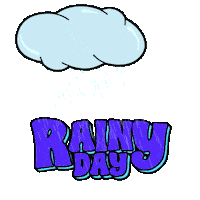 Rainy Day Water Sticker