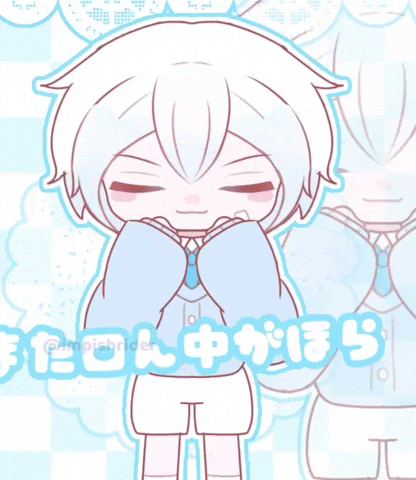 impishrider kawaii cutecore pastel blue magical boy GIF