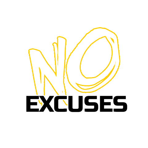 no excuses Sticker by Perfect Soccer