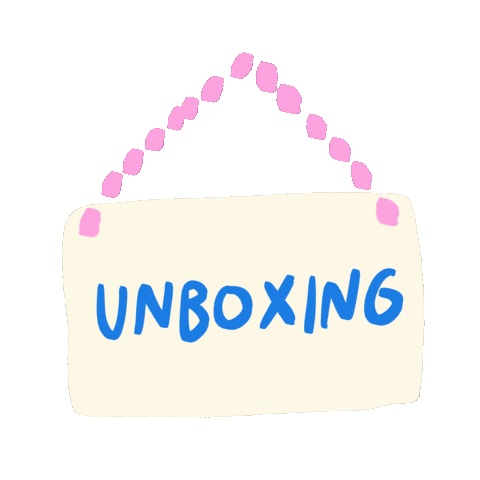 Text Unboxing Sticker by Dinda Puspitasari