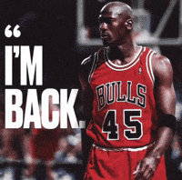 Im Back Michael Jordan GIF