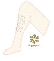 sugarpot sugar wax waxing hairremoval Sticker