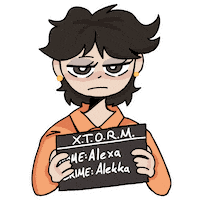 Alexa Mugshot Sticker