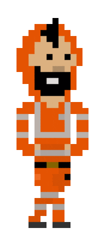 Walking Sticker by CryptoWiener