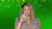 ComedianHollyLogan green drinking irish pub GIF