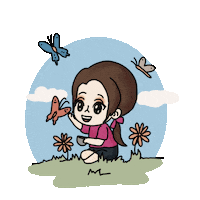 Summer Butterfly Sticker