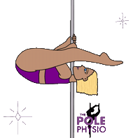 Polefitness Polestrong Sticker by The Pole Physio