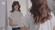 baroness von sketch mirror GIF