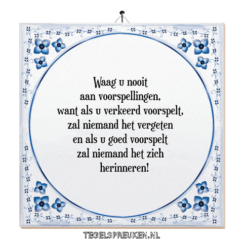 Humor Wijsheid Sticker by Tegelspreuken.nl