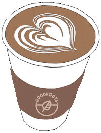 Coffee Shop Sticker by GoodRoots