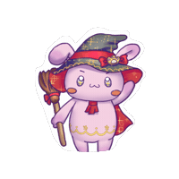 兔王與肥貓 Sticker