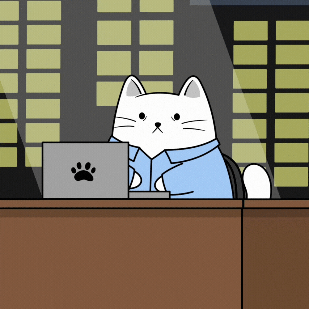 Tired Animation GIF by MESA My Emotional Support Animal