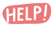 Let Me Out Help Sticker by By Sauts // Alex Sautter