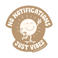 Homemadesocial_ homies justvibes no notifications nonotifications Sticker