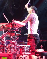 blink-182 drums drummer punk rock travis barker GIF