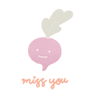 Miss You Love Sticker by emi & the veggies