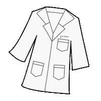 Lab Coat Clinical Trial Sticker by GNP Research