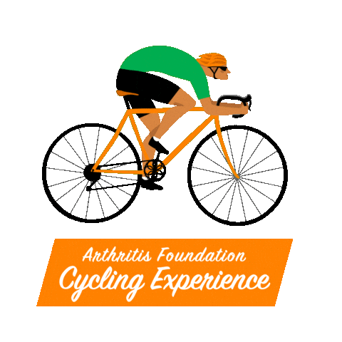 West Coast Bike Sticker by Arthritis Foundation