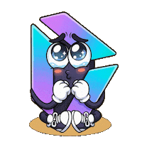 Sad Big Eyes Sticker by IDX Solana