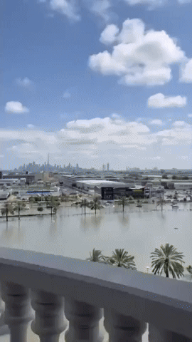 Blue Skies Return to Dubai, but Streets Remain Swamped After Epic Deluge