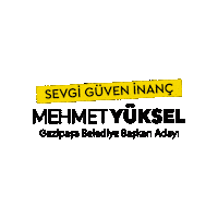 yukselmehmet sevgi güven inanç gazipaşa Sticker