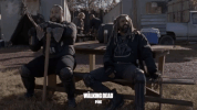 the walking dead dance GIF