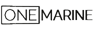 onemarine 3d logo onemarine one marine Sticker