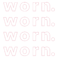 Officiallyworn worn officiallyworn Sticker