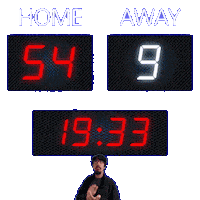 9 Away Sticker