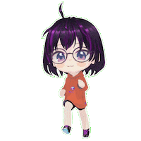 Happy Girl Sticker