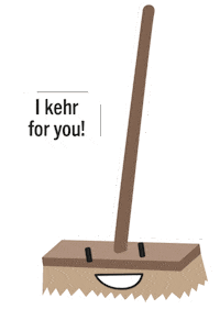 Besen Fegen Sticker by Berliner Stadtreinigung