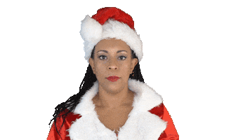 ComedianHollyLogan christmas merry christmas santa holidays Sticker