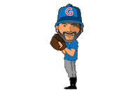Chicago Cubs Cartoon Sticker by Mike The Realtor