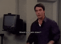 calm down sex and the city GIF