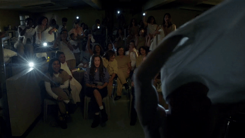 stripping orange is the new black GIF by Hornet