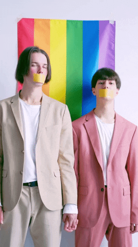Coming Out Rainbow GIF by LGBTQ Youth