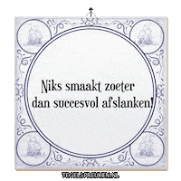 Wijsheid Verandering Sticker by Tegelspreuken.nl