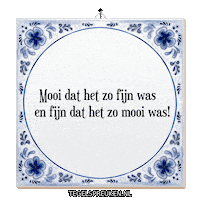 Wijsheid Spreuk Sticker by Tegelspreuken.nl