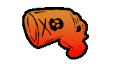venenodebolso halloween skull dead oops Sticker