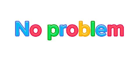 No Problem Fun Sticker